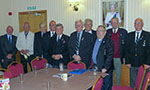 l-r Pete Tams, Ken Bell, Fred Patman, John Plaskitt, Dave Hambidge, John Hudson, Ed Brewer, Edd Mulhall, Jim Banks & Ian Durrant